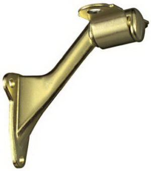 2-Pc. Handrail Bracket, Bright Brass