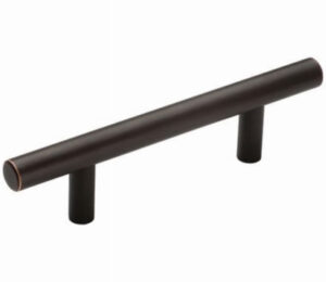 Bar Cabinet Pull, Oil-Rubbed Bronze, 3 In., 5-Pk.
