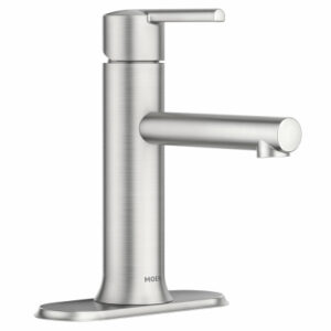 Arlys Single-Handle Low-Profile Bathroom Faucet, Spot-Resistant Brushed Nickel