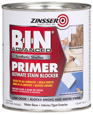 B.I.N. Advanced Synthetic Shellac, Bright White, 1-Qt.