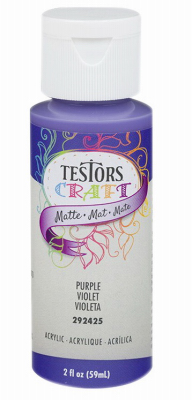 Acrylic Craft Paint, Matte Purple, 2-oz.