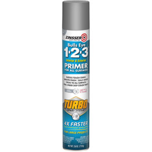 Bulls Eye 1-2-3 Turbo Primer, Gray, 26-oz. Spray