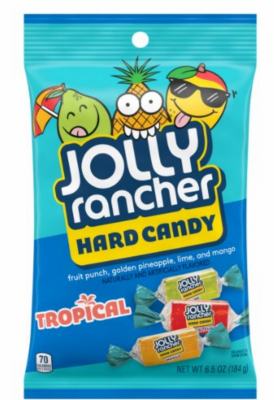 Assorted Tropical Hard Candies, 6.5 oz.