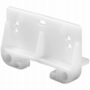 Drawer Guide Kit, White, 1/8 In. x 1-5/16 In., 2-Pk.