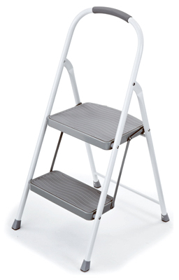 Step Stool, 2-Step, Steel