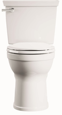 Champion Toilet To Go + Seat, White, Elongated Bowl, 1.6 GPF, 12 In. Rough-in