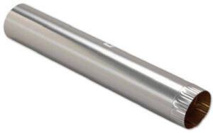 Aluminum Pipe, Snap Lock, 4 x 60 In.